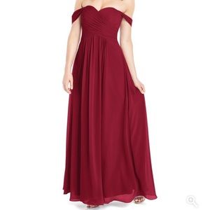 Azazie Corin floor length chiffon formal dress